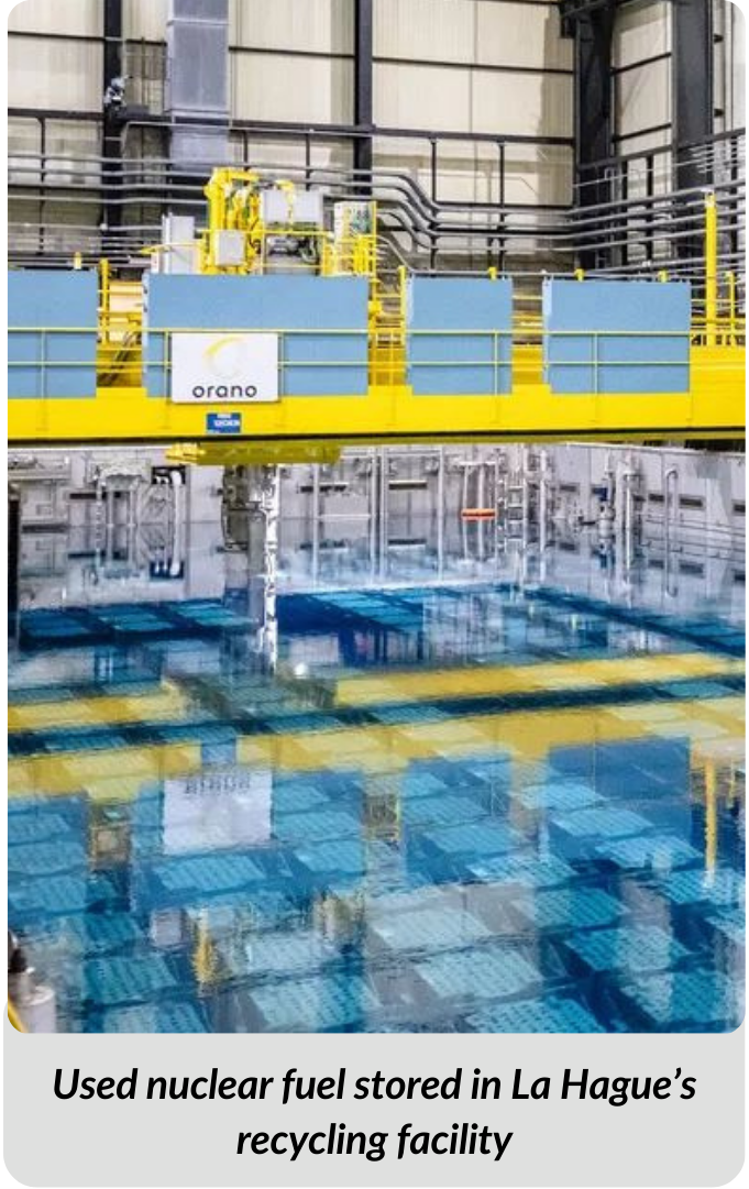 Interior of a nuclear power plant